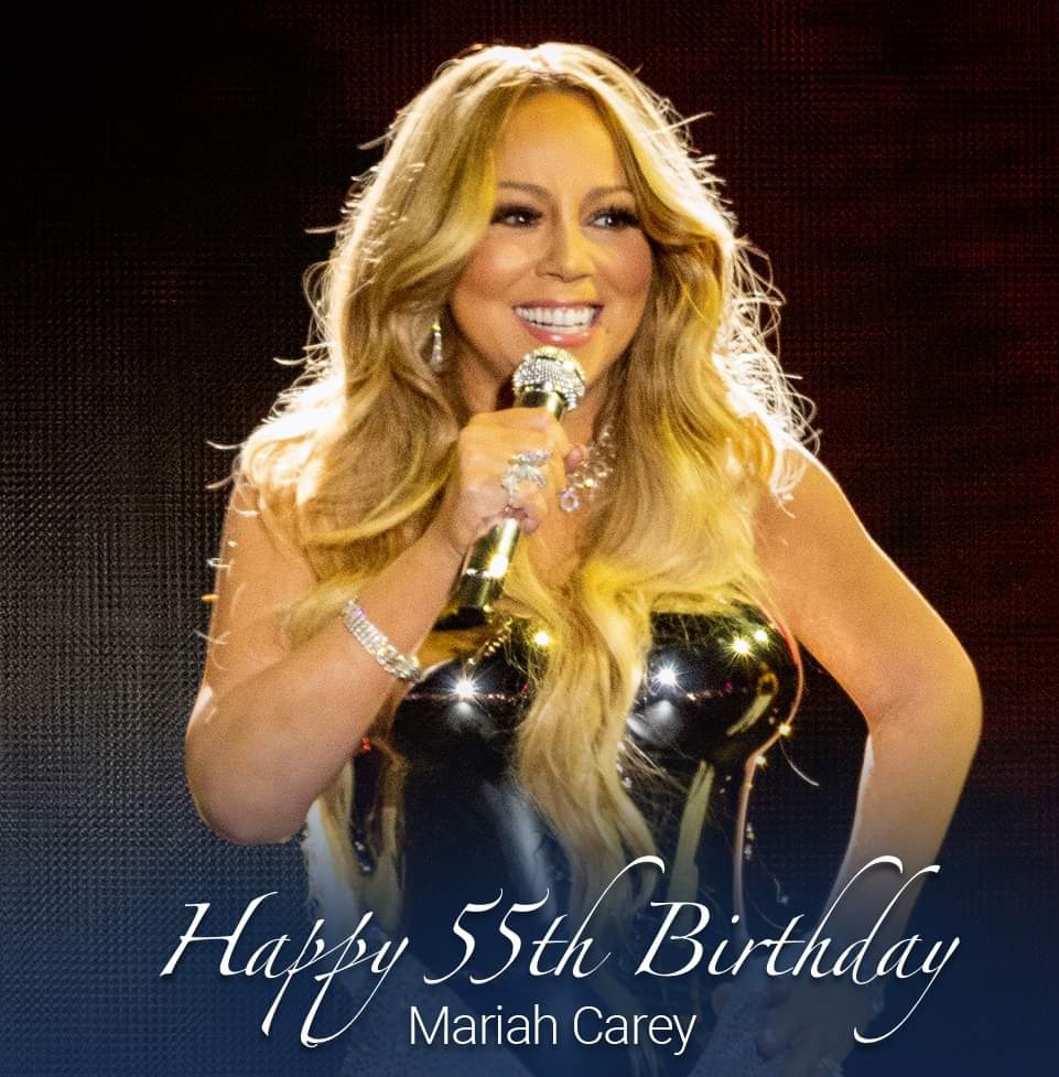 LIVING LEGEND: Mariah Carey! The self-proclaimed “Queen of Christmas” is celebrating her 55th birthday today.