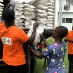 FREE FOOD DISTRIBUTION: INI PEOPLE APPRECIATE GOV UMO ENO’S HUMANITARIAN DISPOSITION