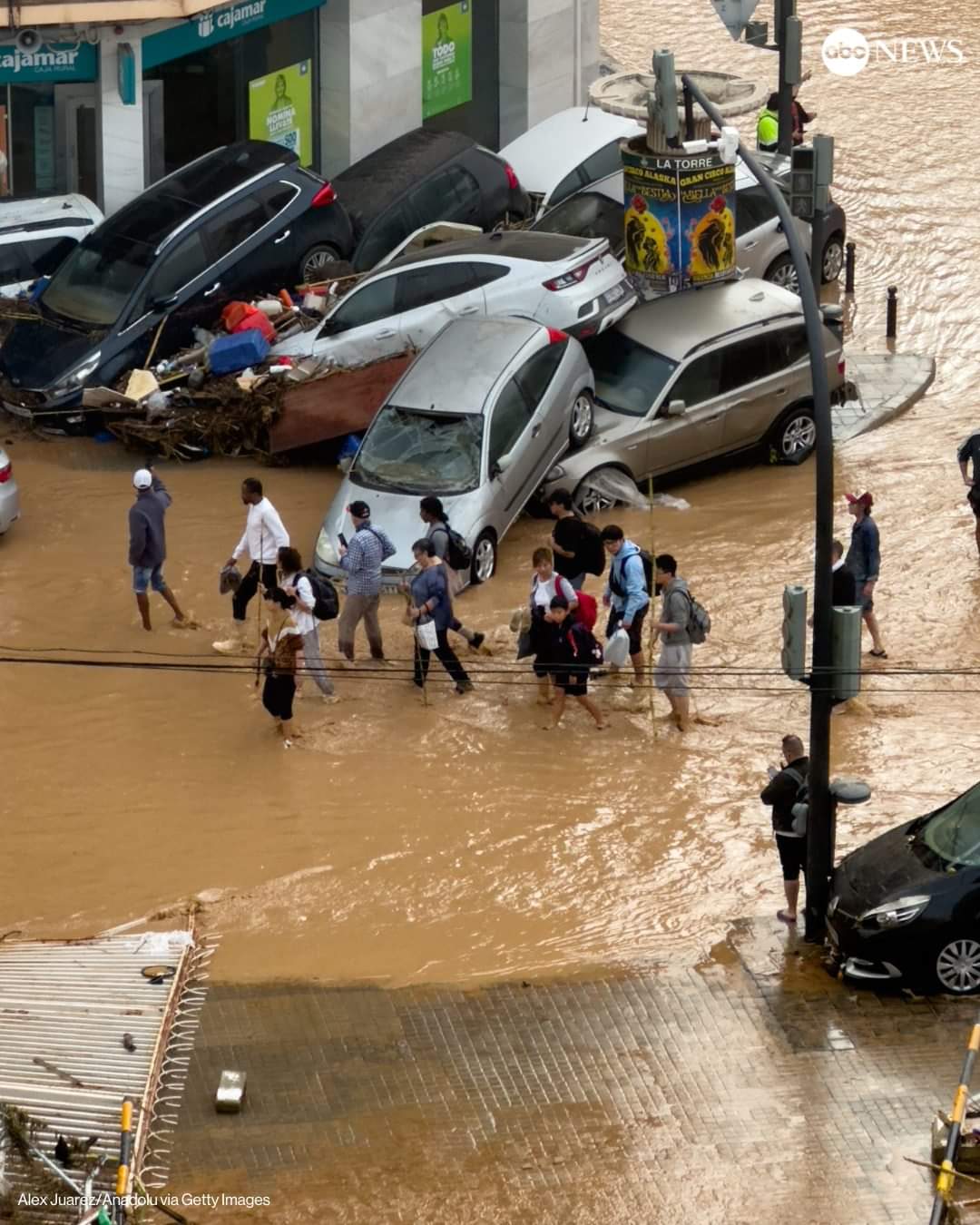 At least 95 people are dead amid severe flooding in southeast Spain, officials said Wednesday.