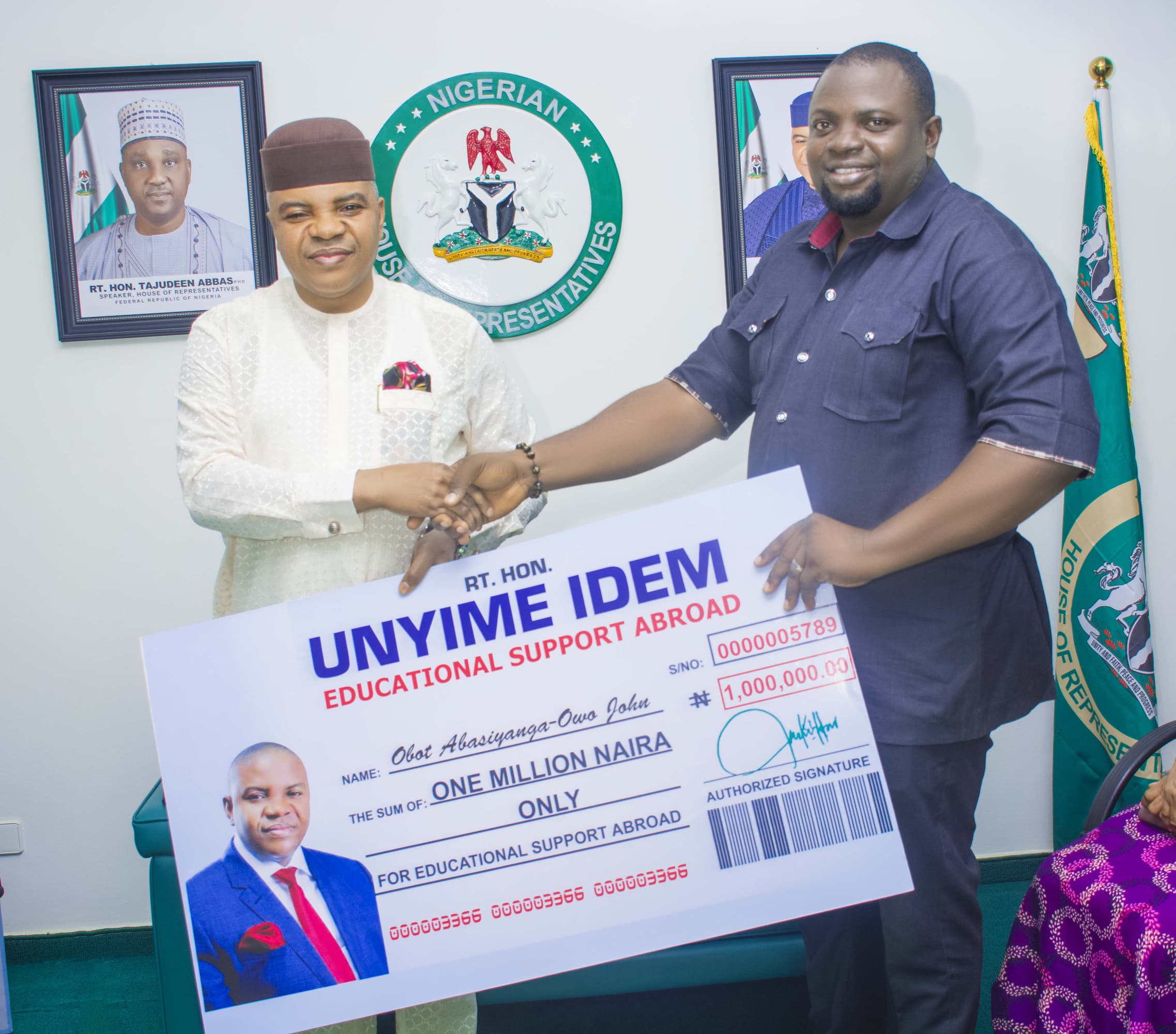 TRAINING OF 100 YOUTHS: REP. IDEM SENDS FORTH ANOTHER THREE AKWA IBOMITES TO UK FOR FULLY FUNDED MASTERS PROGRAMME