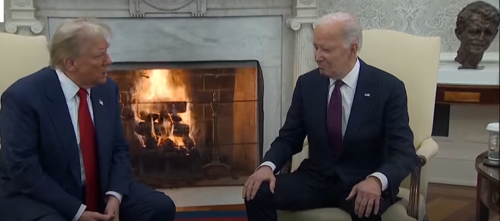 Trump meets Biden during triumphant visit to the White House