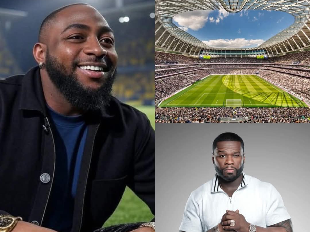 In the News: Davido set to shut down Tottenham Hotspur Stadium in the UK.