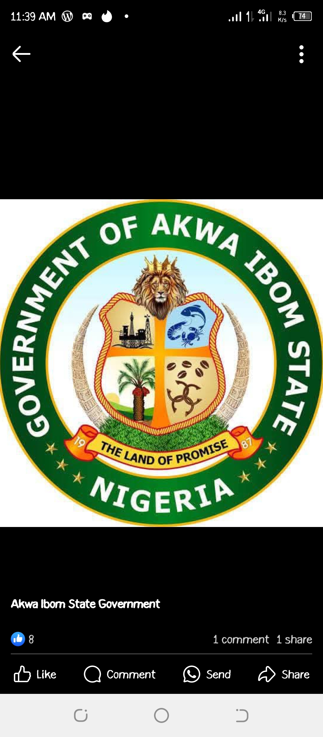 Akwa Ibom state Government debunks fake giveaway link