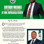 ITU CHAIRMAN CELEBRATES A’IBOM DEPUTY ON HIS BIRTHDAY