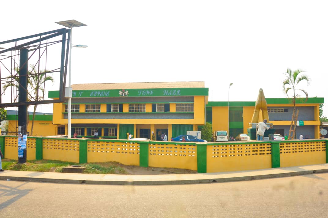 Staff Hail Chairman Nkom as Ikot Ekpene Council Secretariat Undergoes Renovation