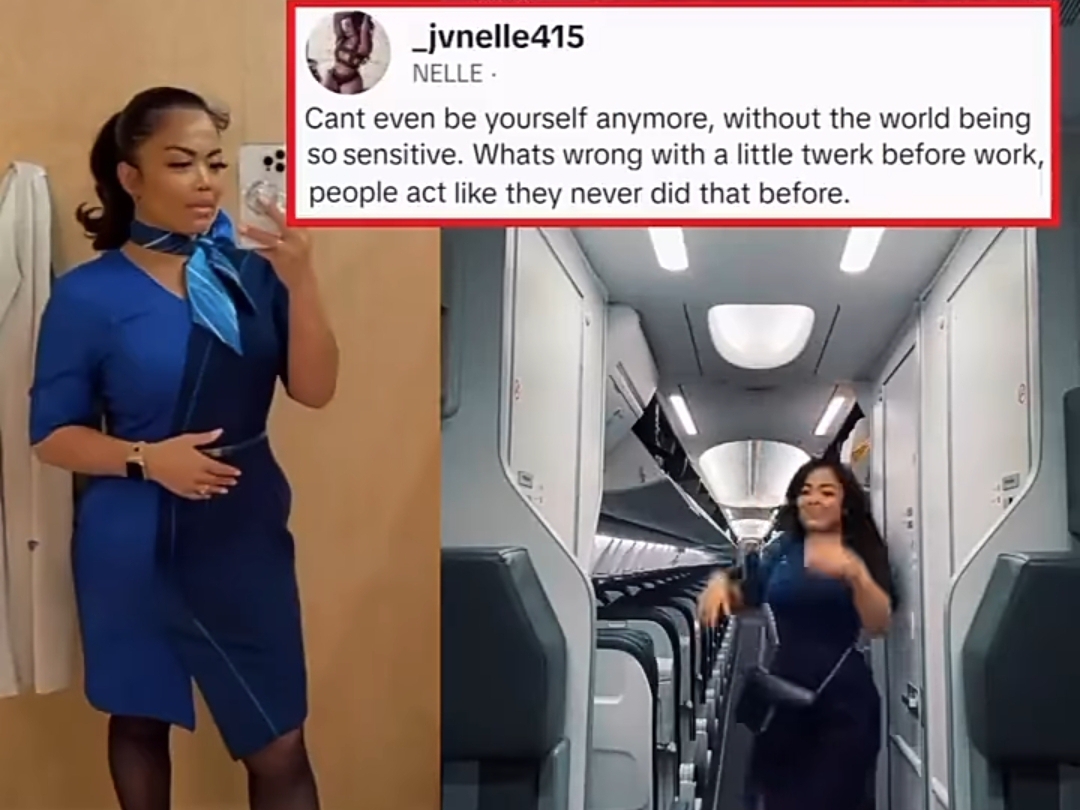 Flight attendant gets fired for posting a tweet£rking video on TikTok while on the job