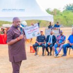 PRINCE AKPABIO BREAKS GROUND FOR NEW 3-CLASSROOM BLOCK IN UKANA