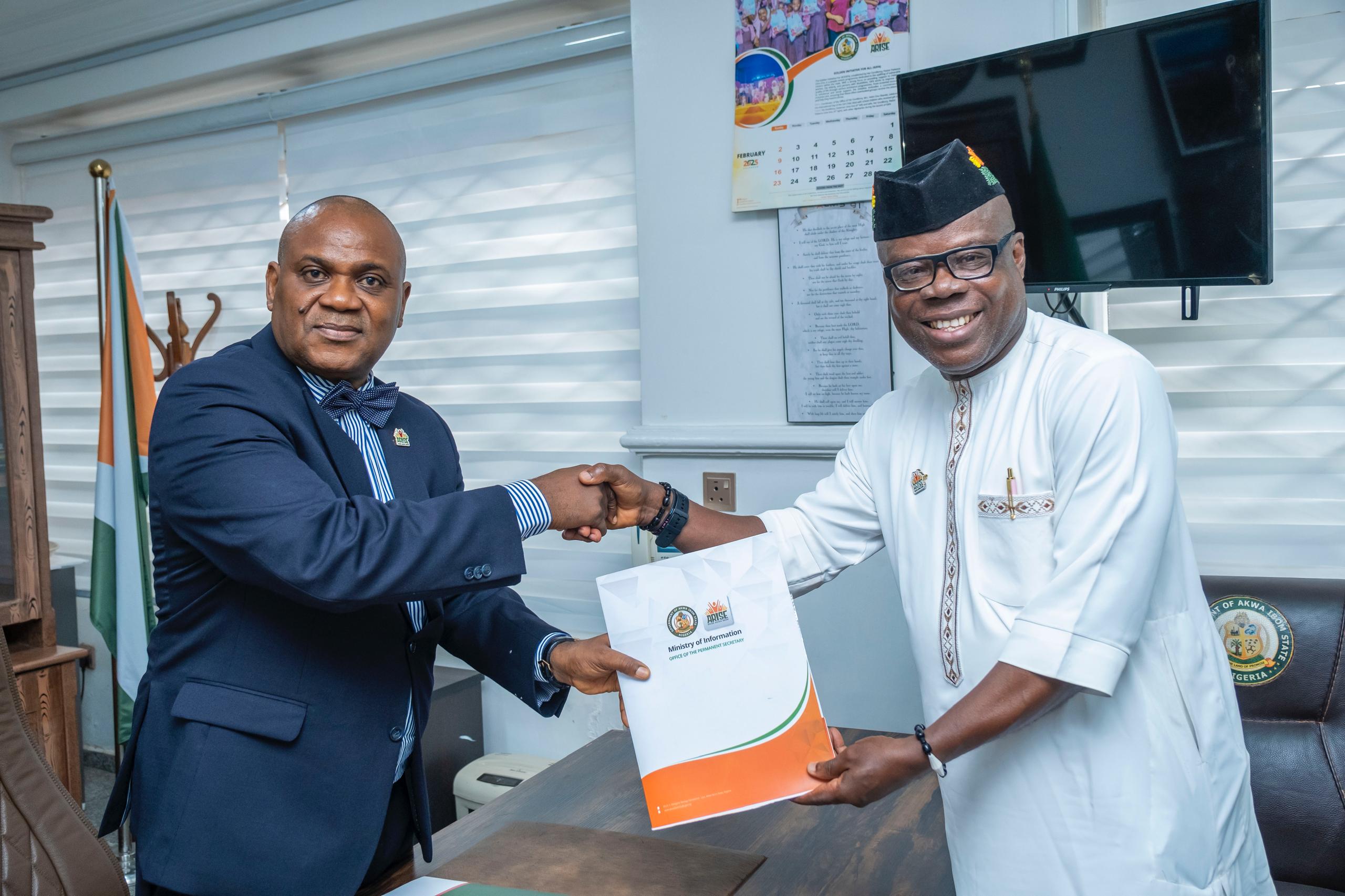 UMANAH ASSUMES DUTY, VOWS TO REVOLUTIONIZE INFORMATION DISSEMINATION IN A’IBOM